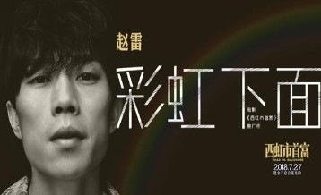 赵雷《彩虹下面》吉他谱 F调指法弹唱谱