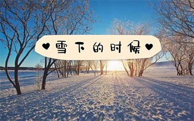 乔家旭《雪下的时候》吉他谱 G调弹唱谱